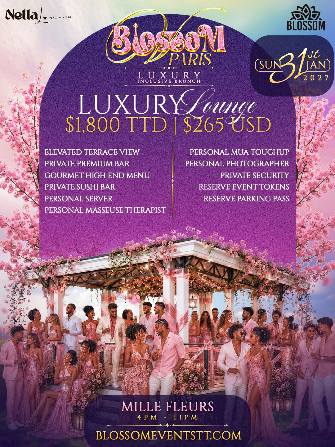 Blossom x Nella Love Luxury Lounge